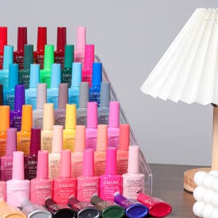 GMUME 70-Color Gel Nail Polish Set, Full Coverage, Versatile, Popular 2026 New Arrival, Bright Solid Colors, Spring/Summer