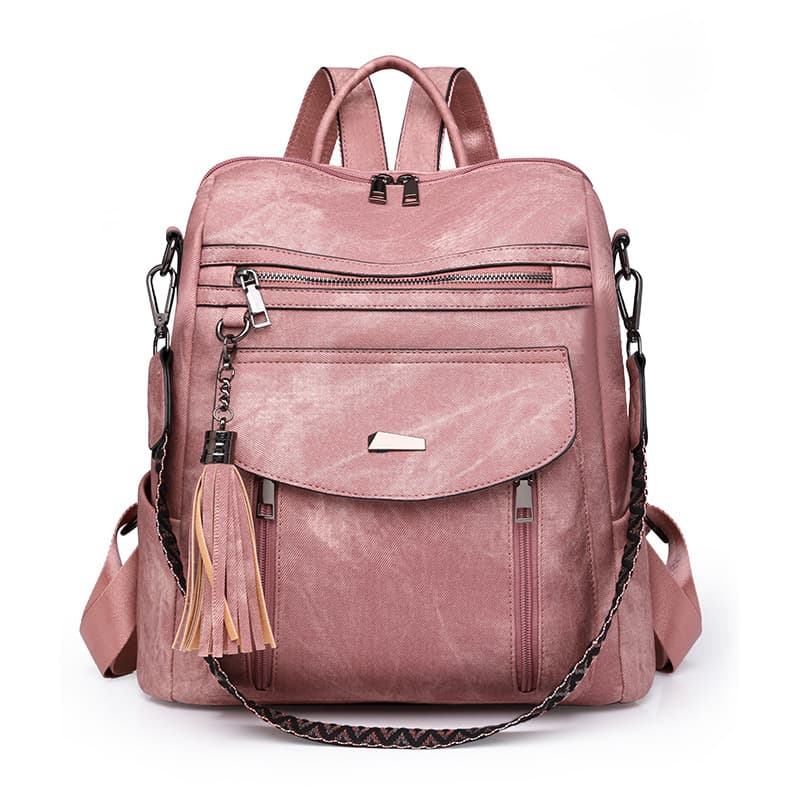 2025 Spring Cross-border Trend PU Women's Backpack, Multifunctional and Wholesale