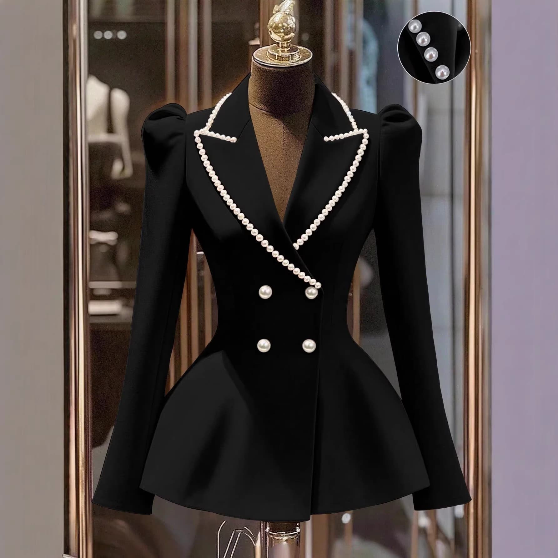 European and American cross-border women's suit jackets are fashionable and elegant, the first choice for dates and outings.