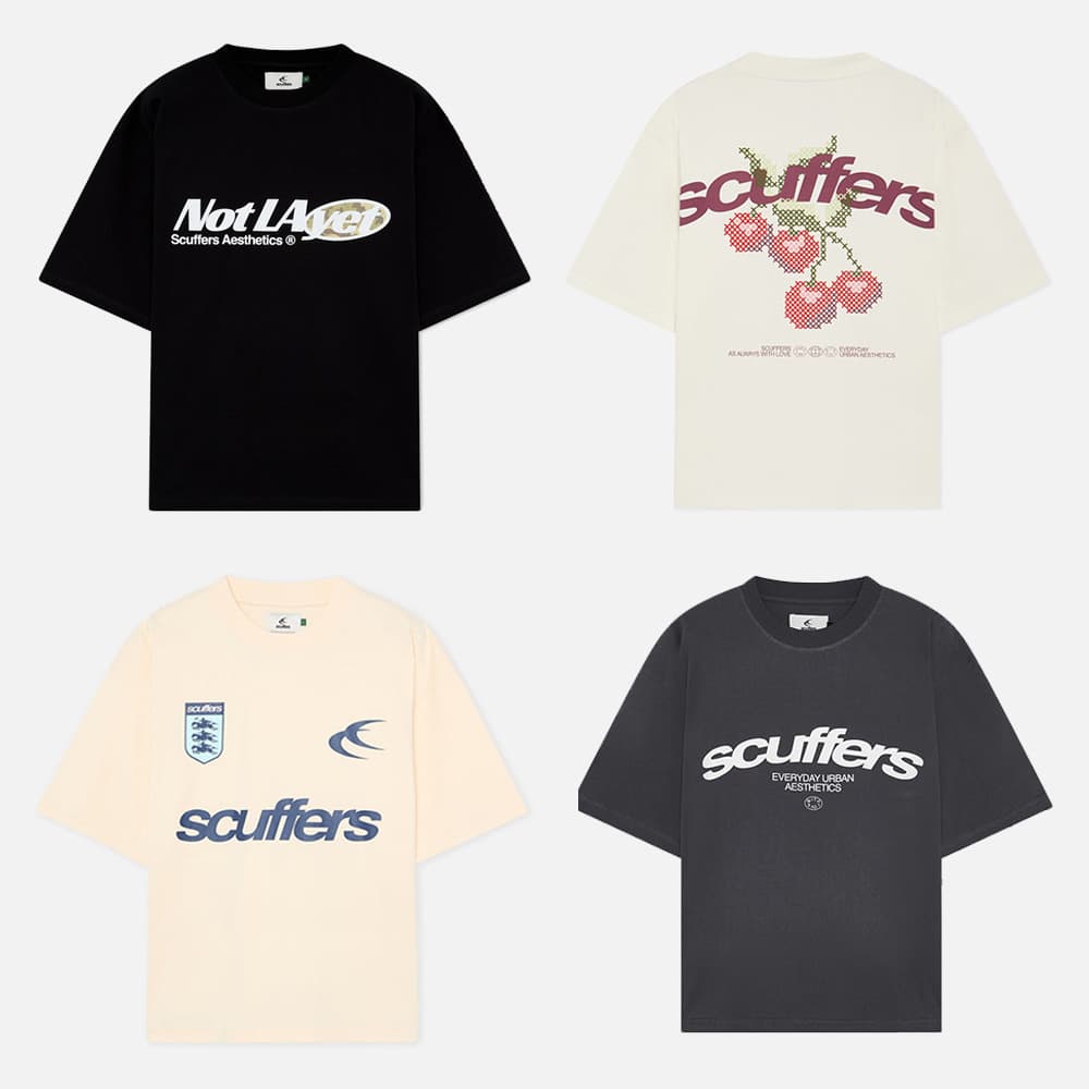 SCU SS26 New Heavyweight Pure Cotton Streetwear Short Sleeve T-Shirt for Men and Women Couple Top T-shirt