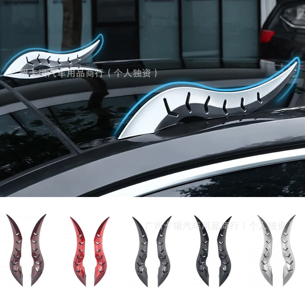 New Cross-Border Product Car Roof Dragon Horn Modification Decoration