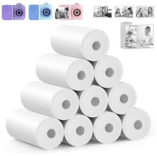 Kids Camera Thermal Printer Paper Instant Camera Paper Roll 57x25mm Eco-Friendly BPA-Free