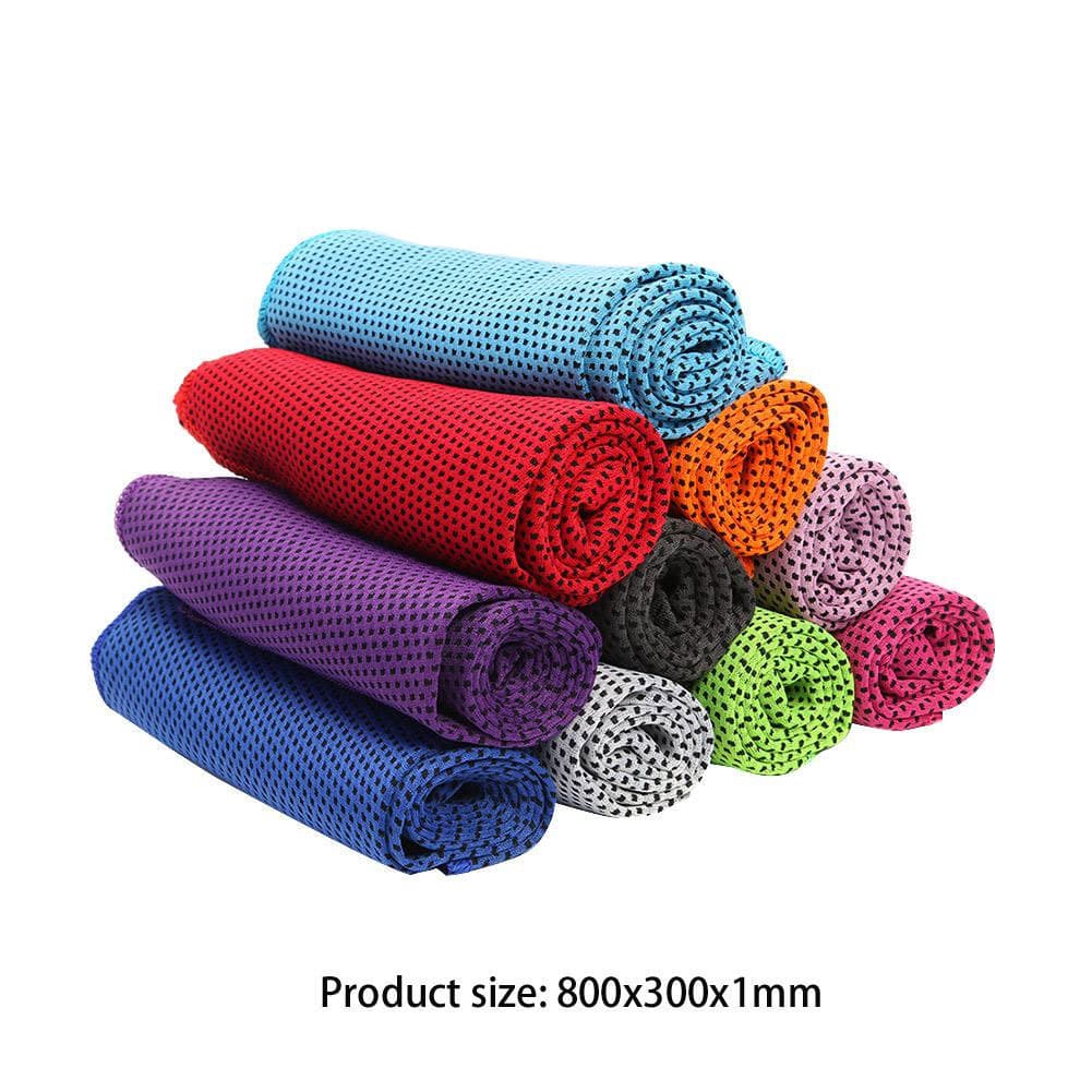Popular Cooling Artifact Cooling Towel Quick-Dry Heatstroke Prevention Dual-Color Ice Towel Magic Ice Towel Cold Sensation Sports Towel Manufacturer