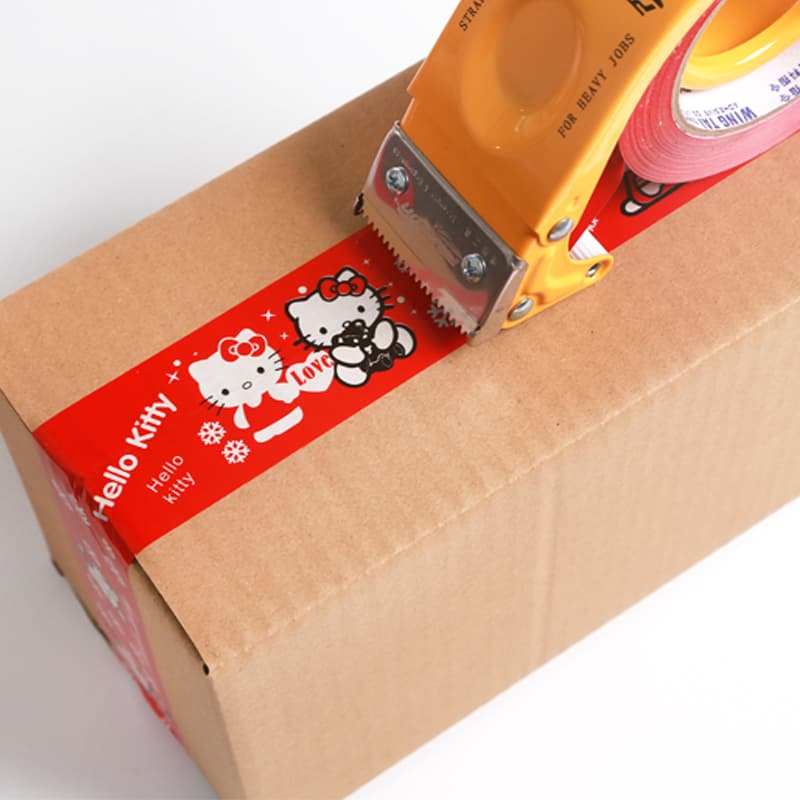 New Hello Kitty wide washi tape, Japanese-style express packing sealing tape, 100m bulk rolls wholesale