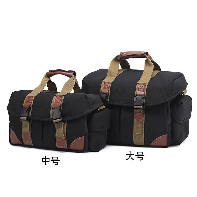 Multi-functional professional Canon SLR camera bag, single shoulder canvas camera bag for D7200 and Nikon SLR kit for D7500