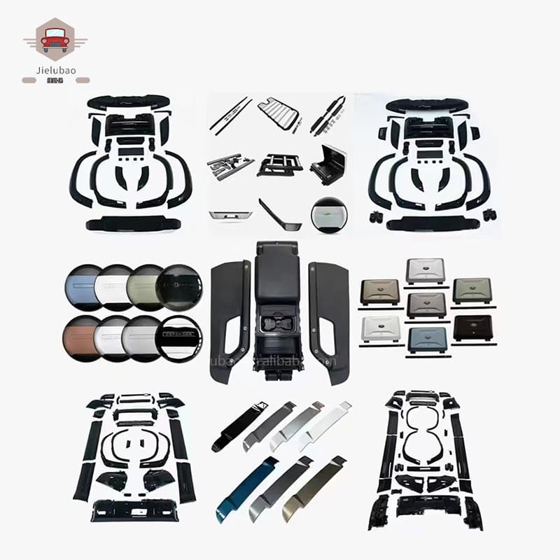 Land Rover Defender Full Vehicle Parts Modification Upgrade Parts Hood Headlight Fender Wheel Arch LCD Display