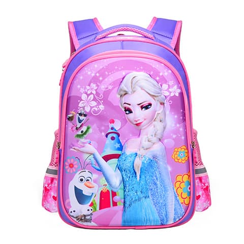 Elementary School Backpack for Kids Kindergarten 3-6 Years Old Frozen Elsa Princess Bag Girls Grades 1-5