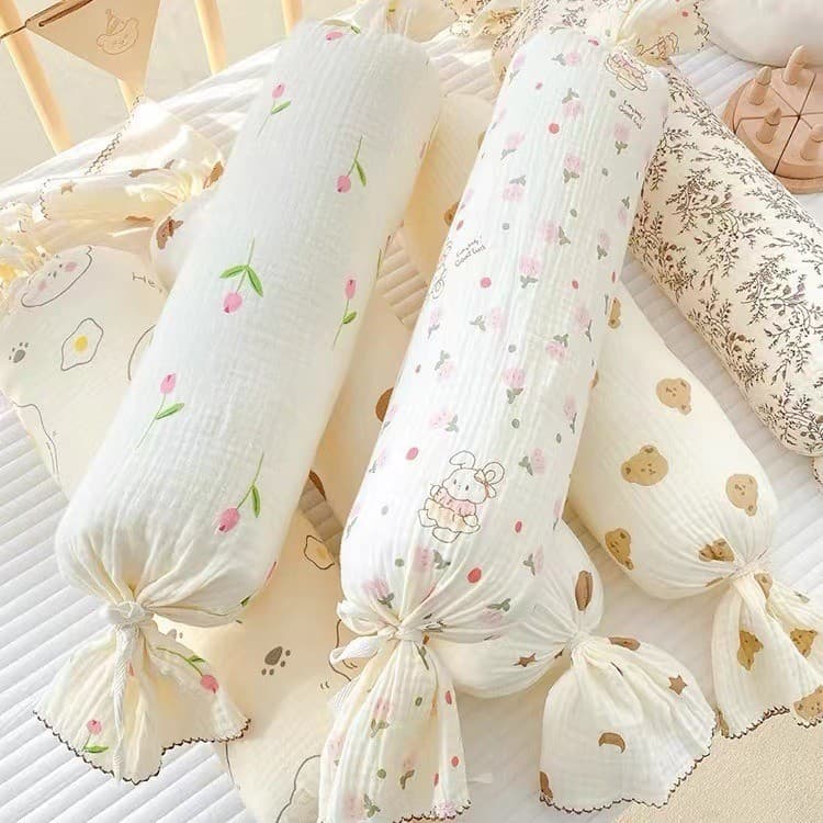 Baby Soothing Pillow Infant Side Support Anti-Startle Pillow for Newborns 0-2 Years Sleeping Cuddle Pillow Candy Pillow