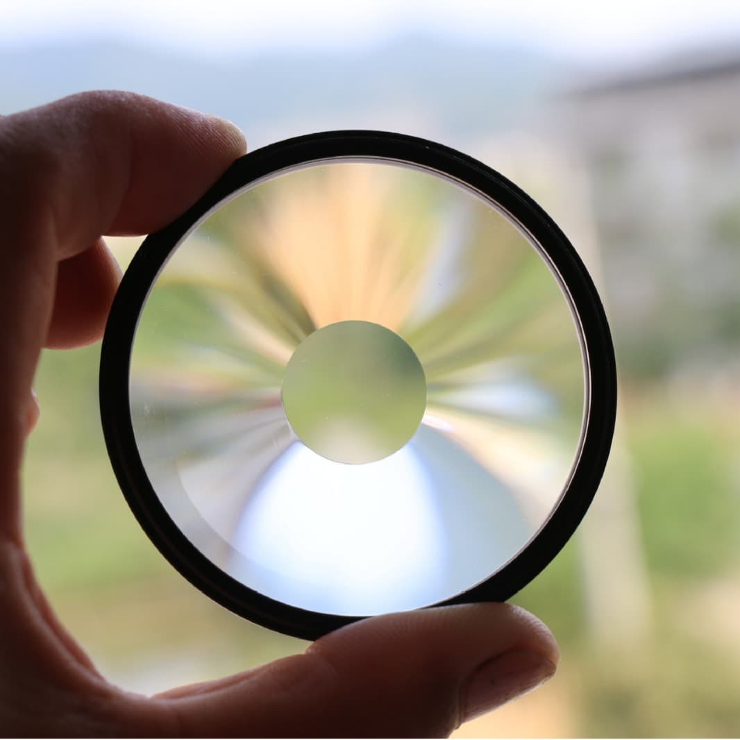 Cross-Border Hot-Selling Photography Foreground Blur Swirl Black Hole Effect Filter DSLR Camera Accessory