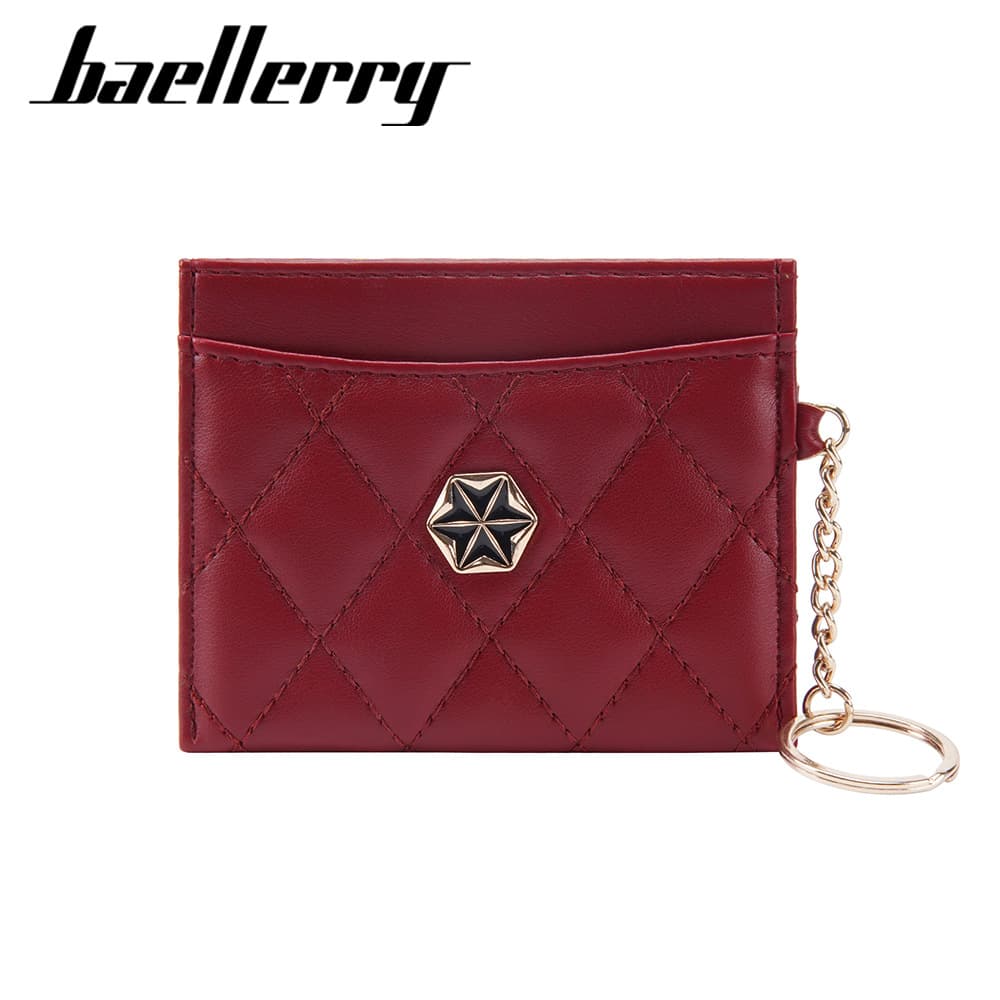 2023 Simple Embroidered Metal Ladies Multi-Card Slot Wallet Compact Business Commuting Style Daily Match Ultra-light Wear-resistant Expandable