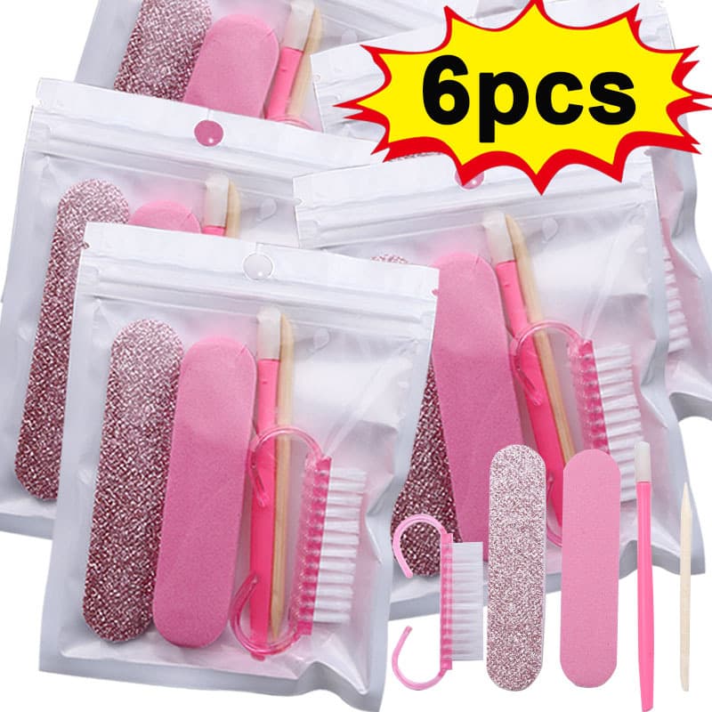 Cross-Border Mini Nail File 9cm Glitter Diamond Sand Polishing Strip Wearable Nail Art Polishing Eva Manicure Tool