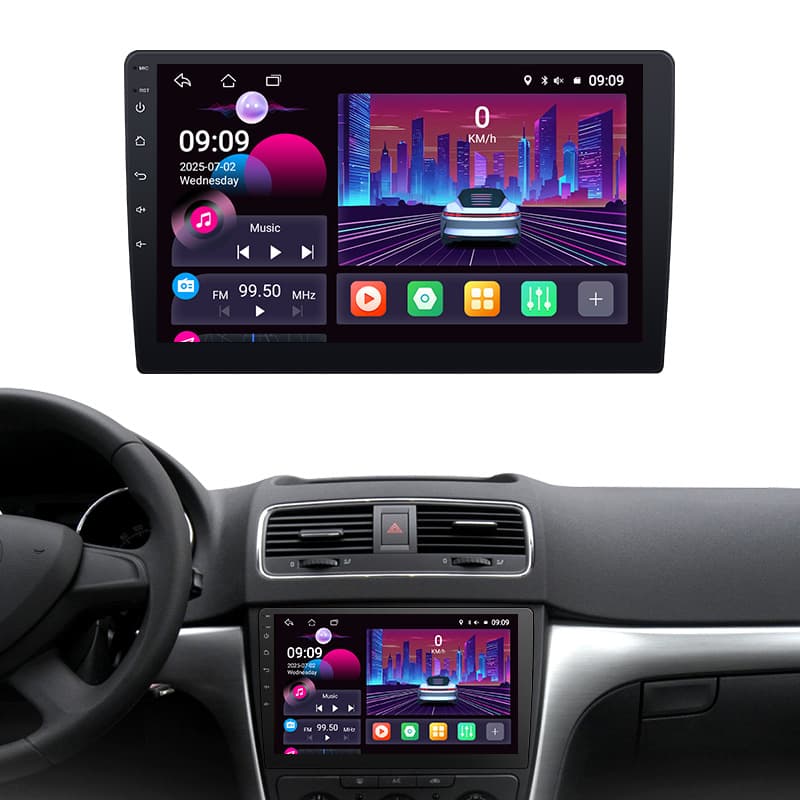 Curated Cross-border New 10-inch 8-Core Ultra-Clear Large Screen Car All-in-One Head Unit with CarPlay Car Navigation