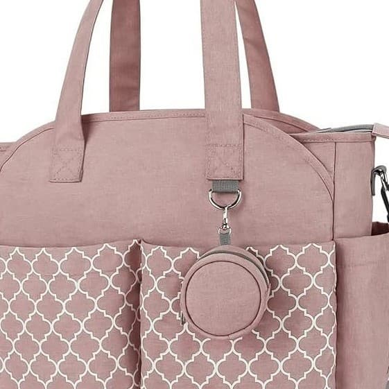 Adjustable portable one-shoulder mommy bag with pacifier bag multifunctional water-repellent baby bag insulated pocket mother and baby bag