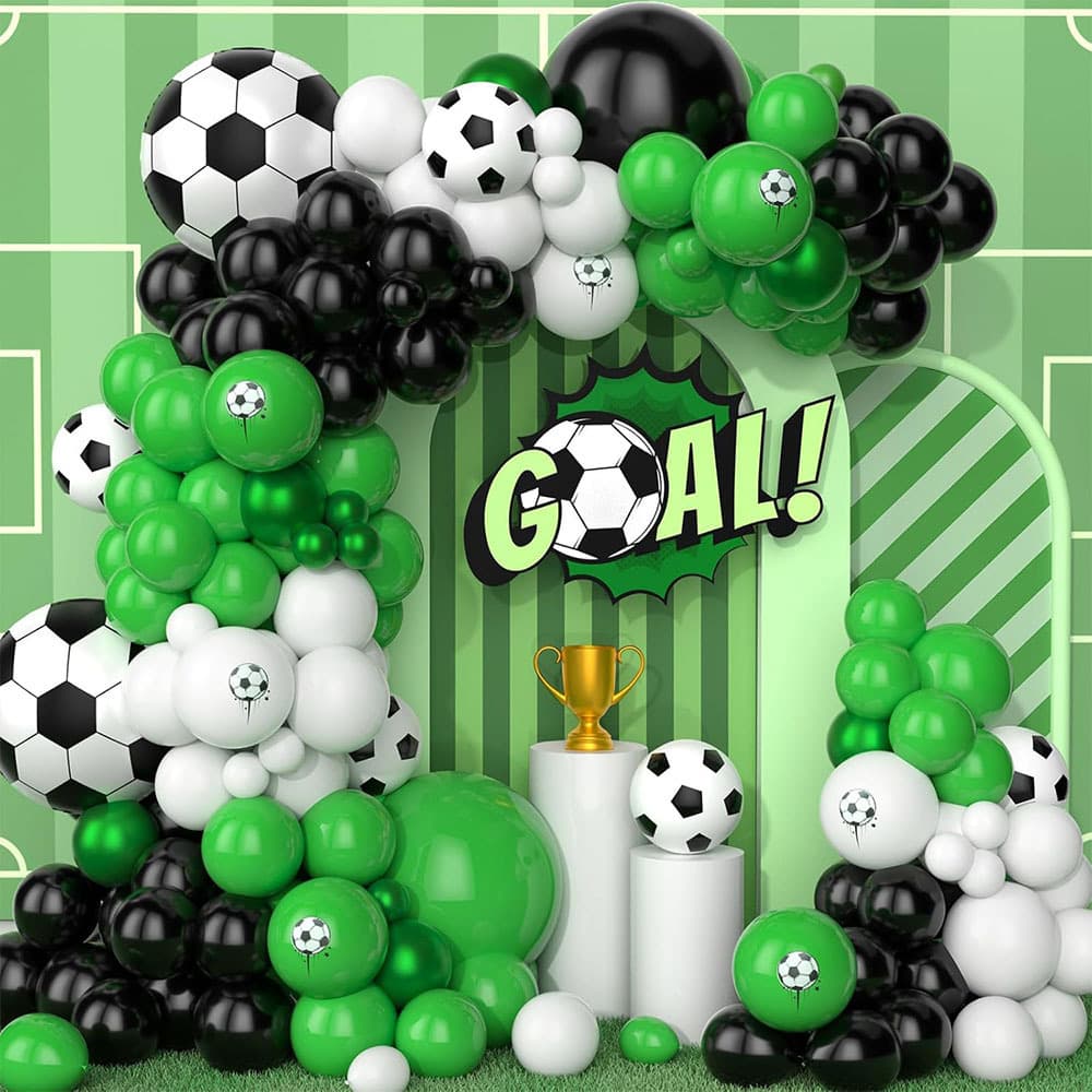 New Cross-Border Football World Cup Theme Balloon Chain Set Holiday Celebration Party Decoration Printed Balloon Supplies