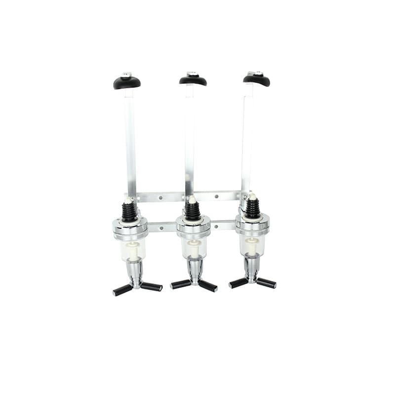 Supply Plastic Wine Rack, Three-Head Aluminum Alloy Wine Holder, Wall-Mounted Red Wine Rack, Factory Direct Sales