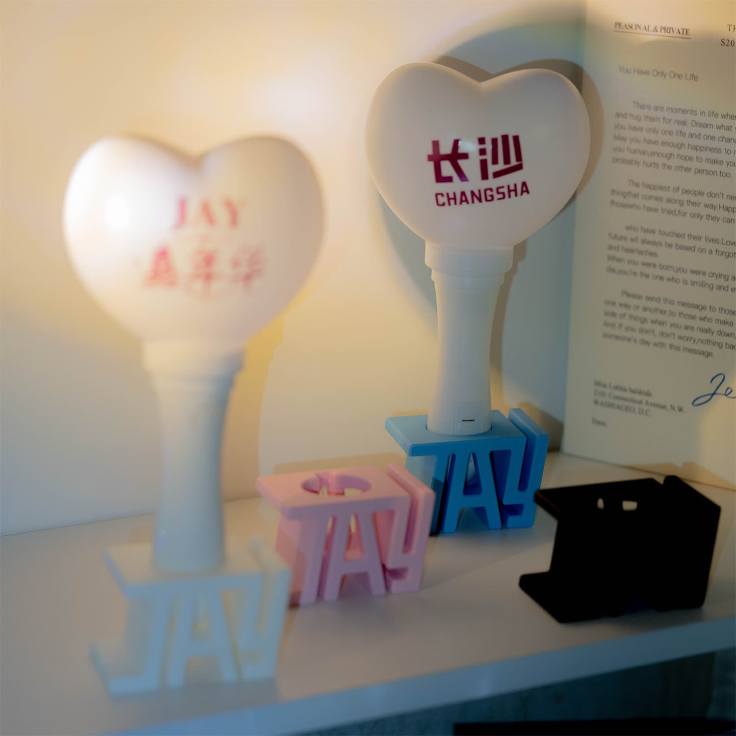 Jay Chou light stick base collection ornaments support bracket display concert peripheral support stick base storage