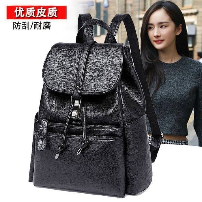 Women's Backpack 2026 New Korean Style Versatile Trendy Bag Soft Leather Casual Fashion Travel Large Capacity Schoolbag