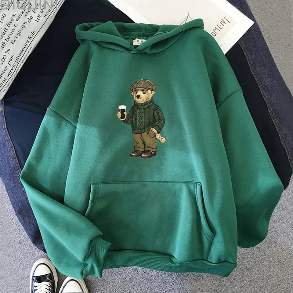 Y2K St. Patrick's Day Bear Top Retro Irish 90s Clothing Women's