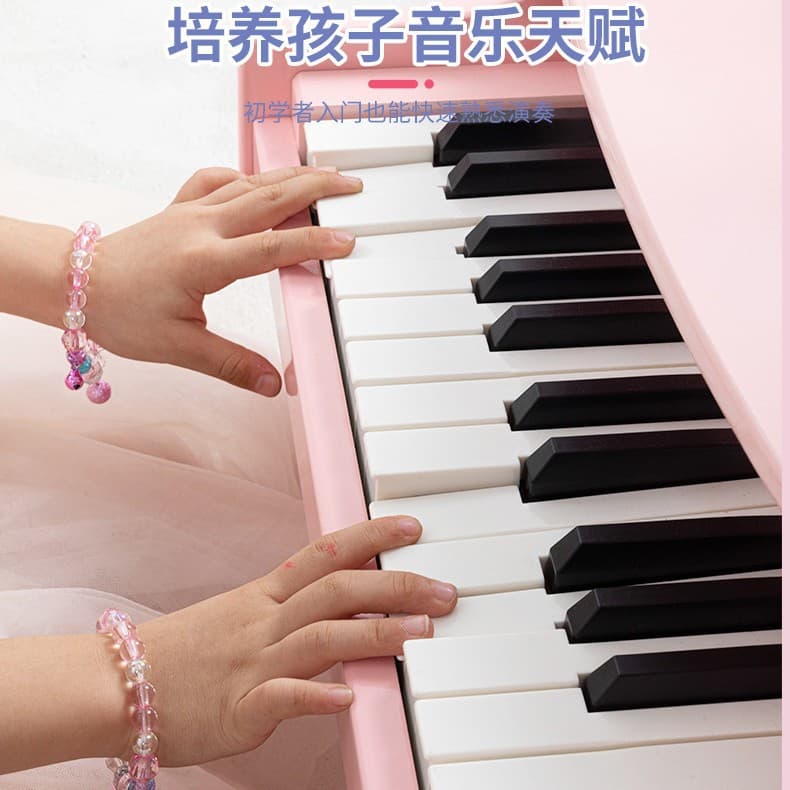 Children's Electronic Piano Toy 25-Key Piano Portable Professional Beginners Wooden Electric Piano Home Early Education