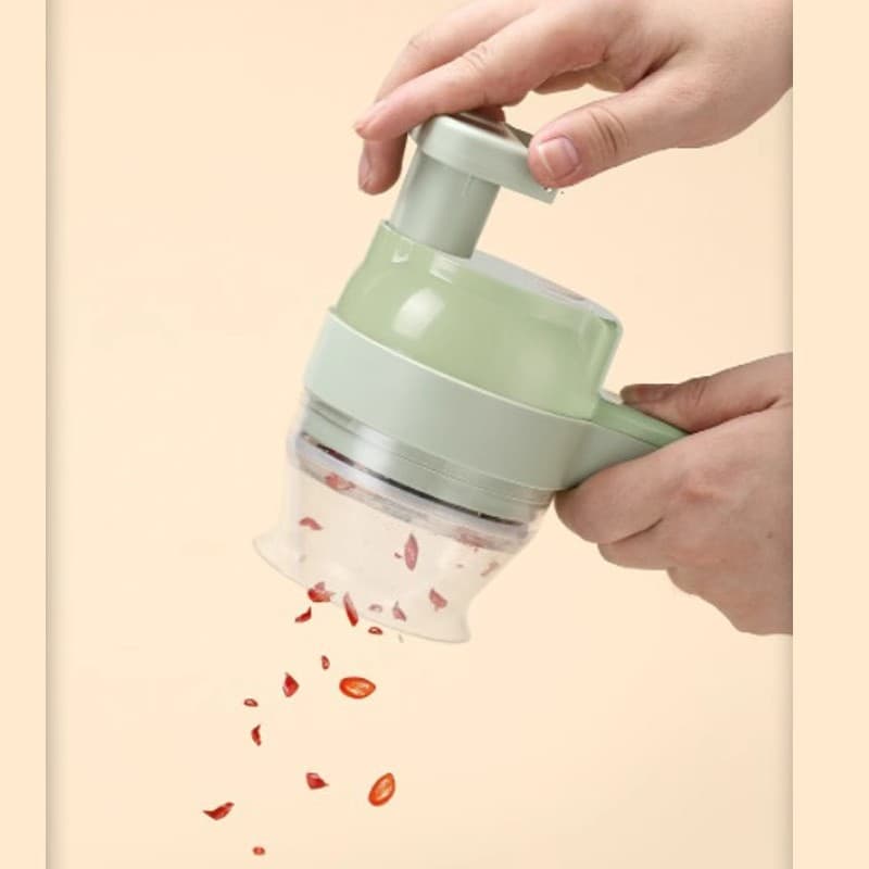 Cross-Border New Model Second-Generation Electric Multi-Functional Household Small Handheld Food Processor for Chopping and Grinding Garlic