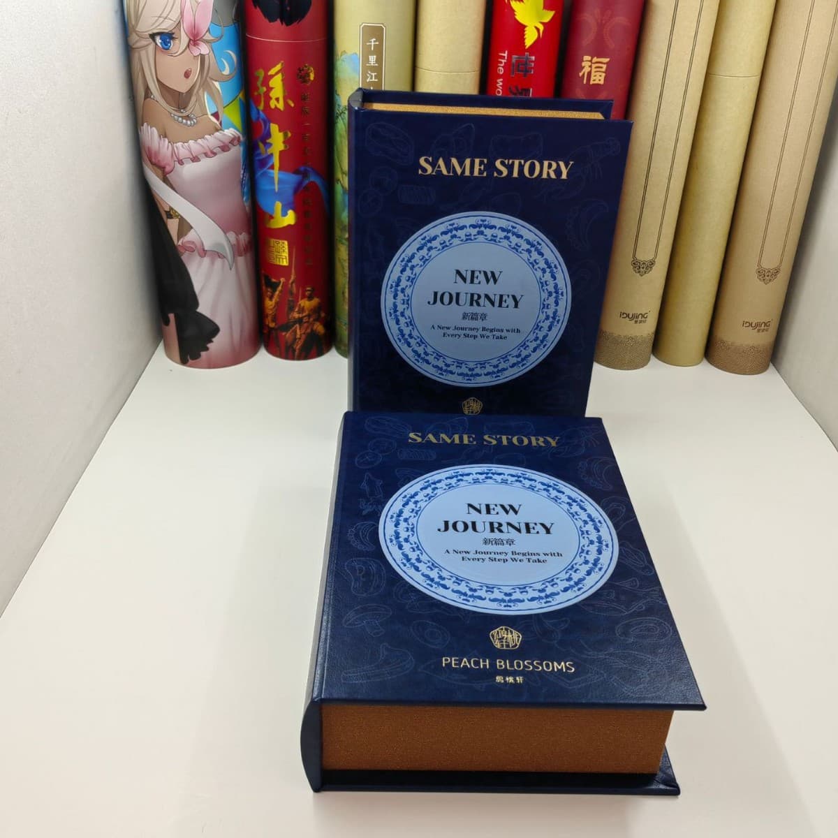 Leather box custom prop book prop box leather gift box genuine leather packaging box leather pocket fake book commemorative coin leather box