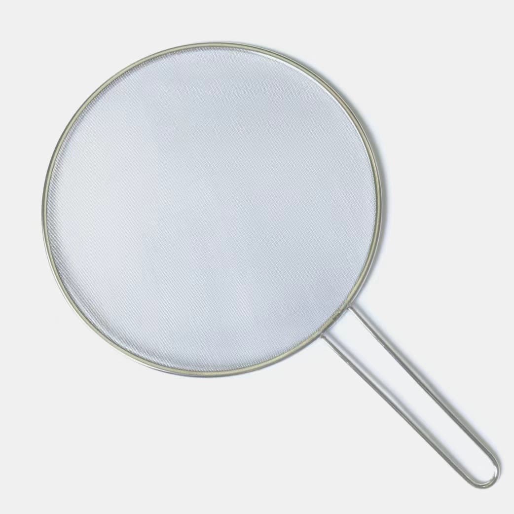 Stainless Steel Splatter Screen, 304 Oil Shield, Anti-Splash Cover, Splatter Guard