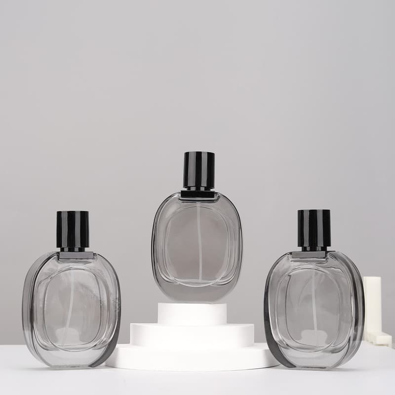 F082E Perfume Refill Bottle 50ml Glass Spray Empty Bottle Replacement Travel Cosmetics Large Capacity Push Type