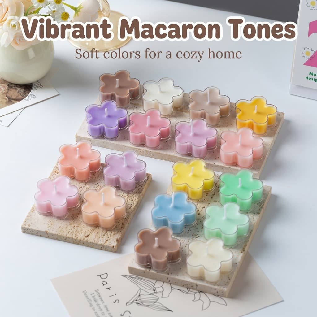 Cross-border DIY Candle Making Supplies Plum Blossom Heart-shaped Tealight Candle Shell Heart-shaped Empty Candle Holder Five-pointed Star Candle Cup Plastic Cup