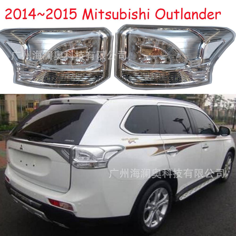Suitable for Mitsubishi Outlander tail light brake light rear bumper light fog light 2014~2015 models