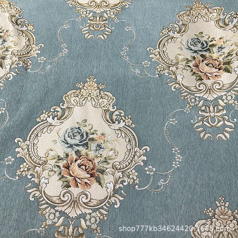 Factory Direct Wholesale European Chenille Large Jacquard Sofa Cushion Fabric, Curtain and Pillow Cloth, Cushion Material