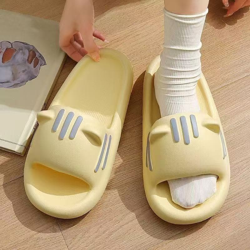 2025 New Korean Style Fairy Summer Outdoor Fashion Flower Slippers Flat Bottom Head Cover Half Slippers Versatile Matching