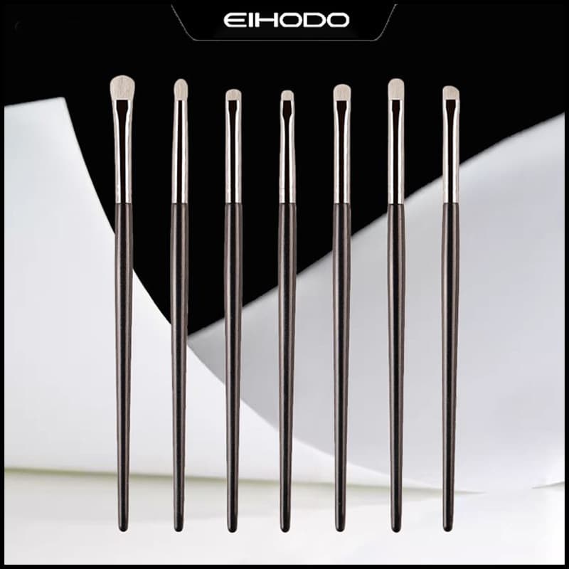 Cangzhou makeup brush animal hair eyeliner eyeshadow brush eye brush set details eyebrow brush blending brush lying silkworm brush