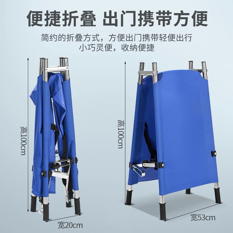 Fire Rescue Stretcher Aluminum Alloy Folding Stretcher High-Quality Aluminum Alloy for Emergency Rescue