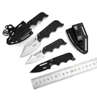 Swiss Necklace Small Knife Small Straight Knife Fruit Knife Portable Convenient Knife Outdoor Camping Knife Mini Knife