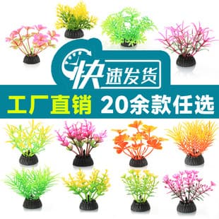Sand Table Hotel Table Setting Micro Landscape Decoration Aquarium Fish Tank Landscaping Plastic Simulated Aquatic Plants CS Series