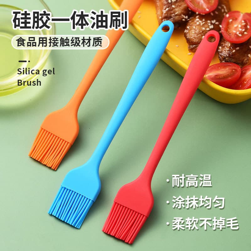Oil Brush Baking Brush Home Use BBQ Brush High Temperature Resistant Silicone Oil Brush Kitchen Tool BBQ Tool Baking Tool