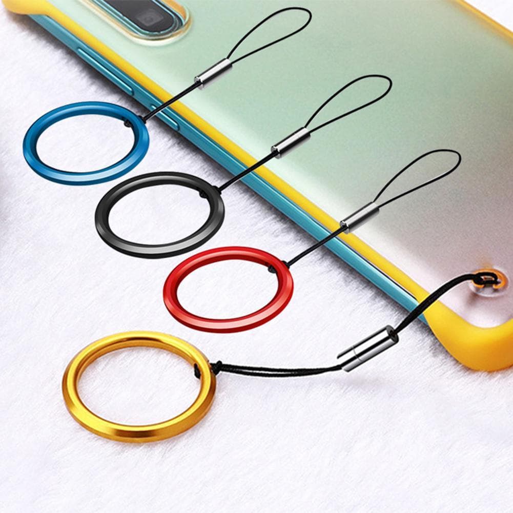 Mobile Phone Metal Lanyard Ring Buckle Phone Case Alloy Ring Buckle Lanyard Multifunctional Drop-Resistant USB Drive Keychain
