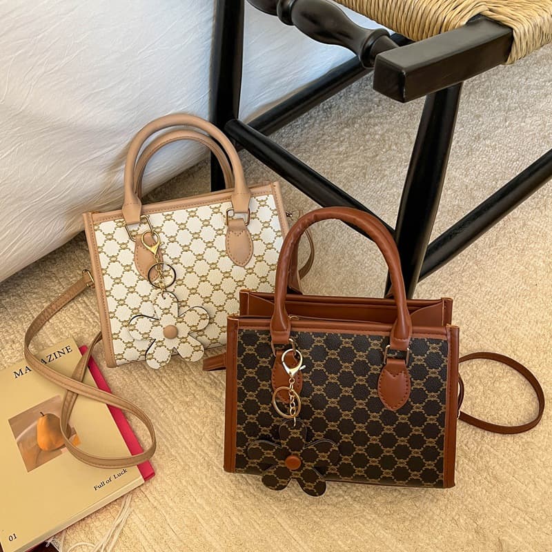 Women's Bags 2026 New Model Niche Light Luxury Monogram Handbag Versatile Crossbody Tote Bag High-End Fashion Shoulder Bag