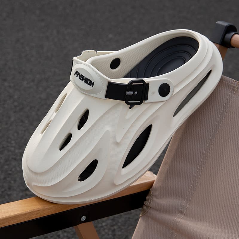 Clog Shoes Men's Summer Non-Slip Anti-Odor Men's Sandals Slippers Cloud-Like Cool Slippers Outdoor Wear Beach Cool Slippers