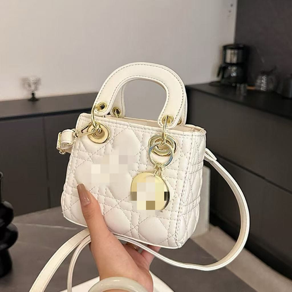 Cross-border 2026 Hot-selling Single Shoulder Diamond Grid Fashion Premium Sense Dai-Fei Bag Luxury Crossbody Textured Versatile Handbag