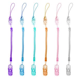 Foreign Trade Pacifier Anti-Drop Chain, Pacifier Clip, Teether Anti-Drop Chain, Baby Pacifier Anti-Loss Strap, Hanging Rope Clip