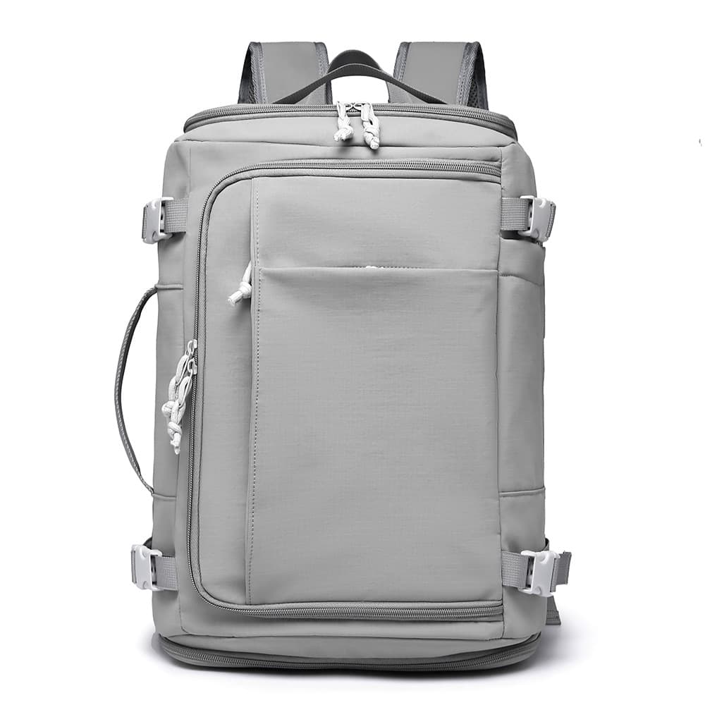 Cross-Border Box-Opening Outdoor Simple Backpack, Breathable and Load-Reducing Large Capacity Men's Bag with USB and Separate Shoe Compartment