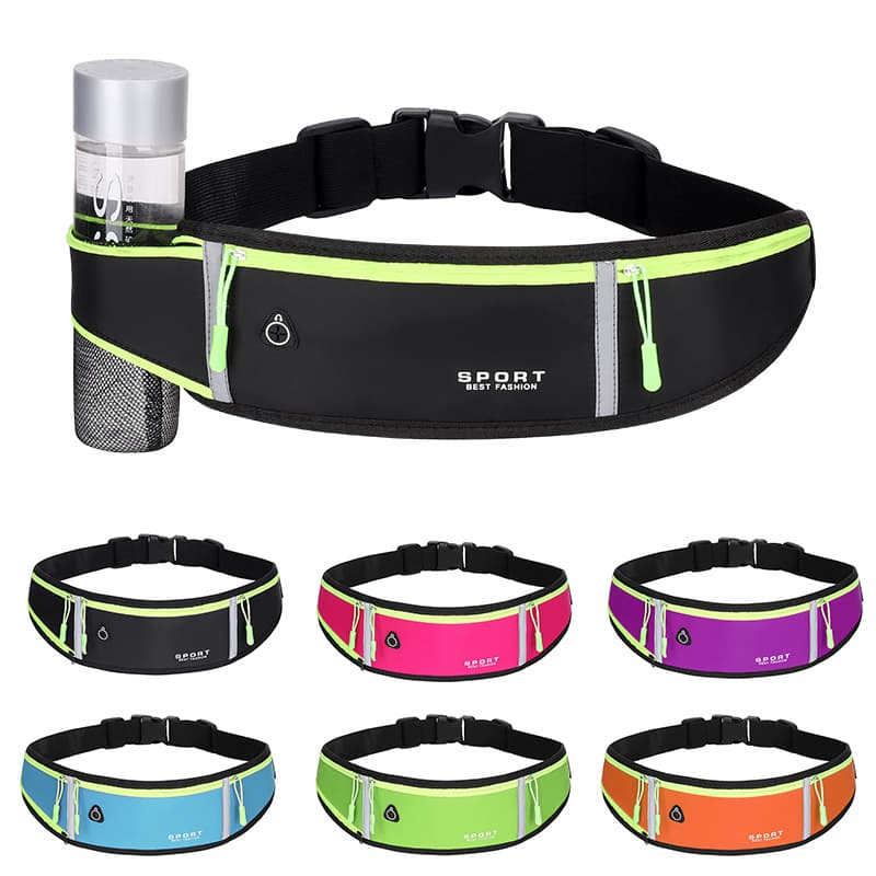 Cross-Border Sports Marathon Waist Pack Multi-functional Outdoor Running Phone Unisex Fitness Waterproof Hidden Ultra-Thin Waist Pack