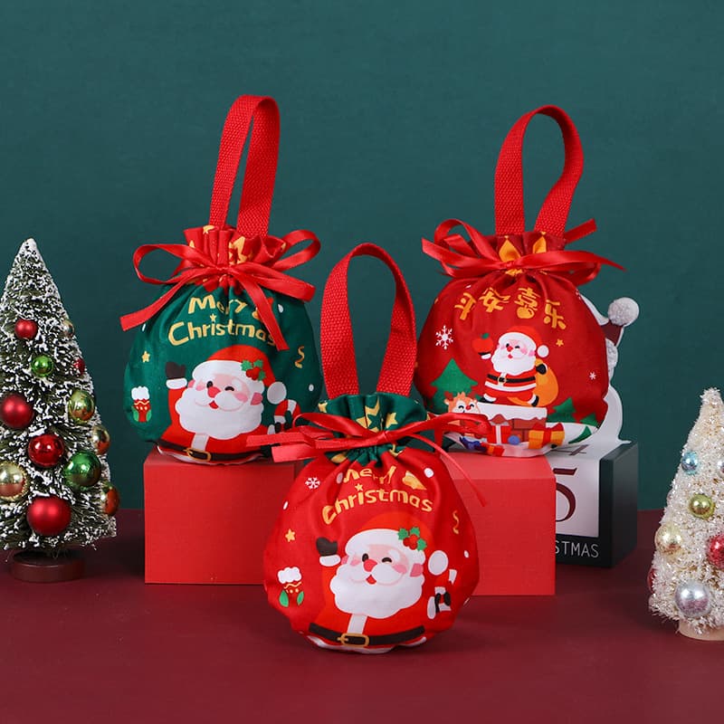 Christmas Gift Bag, Christmas Eve Apple Gift Box, Peace Apple Packaging Box, Candy Gift Bag, Decorative Christmas Bag