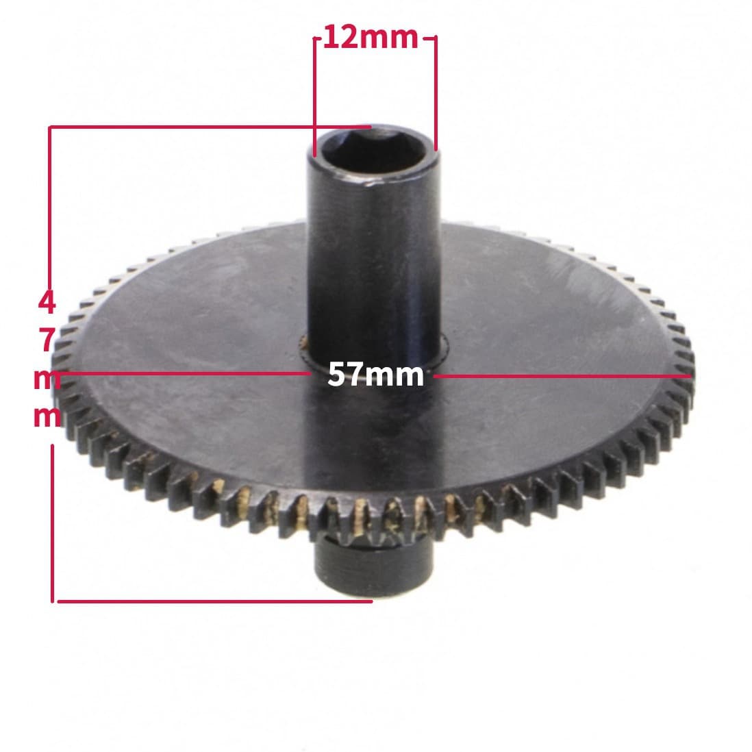 Meat Grinder Gear Iron Gear d-57mm Meat Grinder Parts for Moulinex, MS-5564296