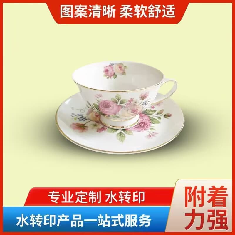 Printed Custom Water Slide Decal Ceramic Flower Paper Transfer Film Glow-in-the-Dark Water Transfer Paper Waterproof Customization