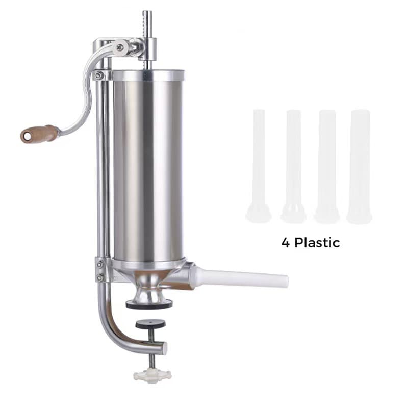 Factory Direct Stainless Steel Vertical Manual Sausage Stuffer Home DIY Filler Tool