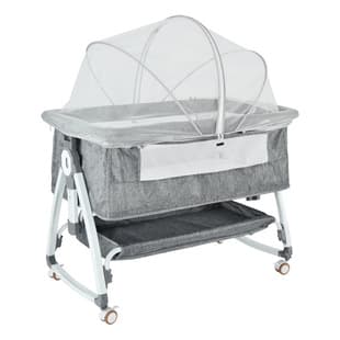 Baby Crib Mosquito Net, Bassinet Netting for Newborns, Multi-functional Portable Crib Tent for Sidecar Bedding