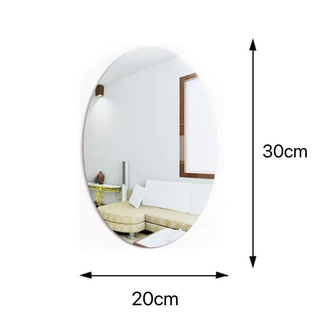 Acrylic mirror self-adhesive wall sticker 3D three-dimensional acrylic mirror wall sticker living room background wall decorative mirror wall sticker