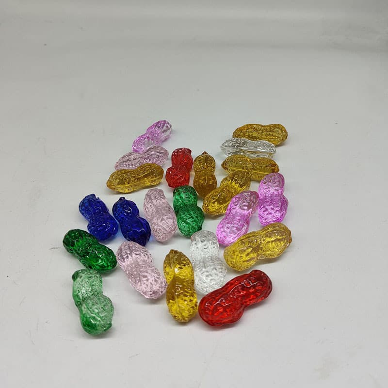 Crystal peanut ornaments home craft gifts wedding wedding room small gifts counter decoration